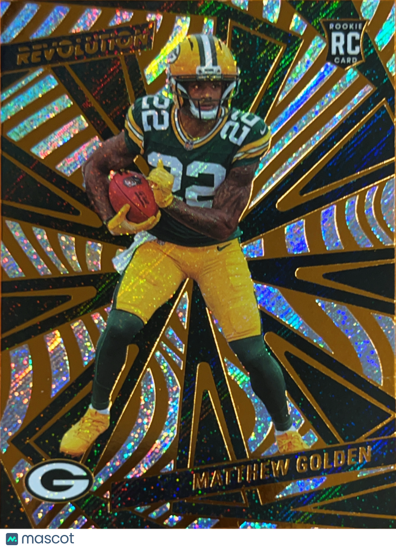 2025 Panini Revolution Football Matthew Golden #228 Sunburst RC