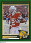 2025 Panini Score Matthew Golden #56 Press Proof Green RC