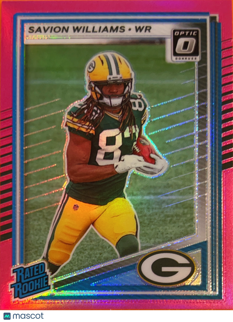 2025 Panini Donruss Optic Savion Williams #318 Pink
