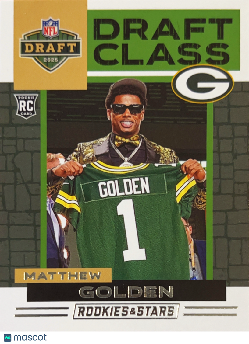 2025 Panini Rookies & Stars Draft Class Matthew Golden #5 RC