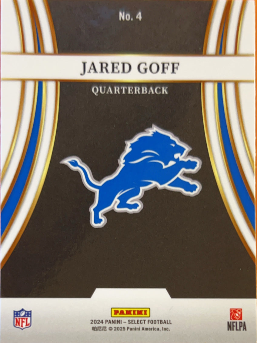 2024 Panini Select Turbocharged Jared Goff #4