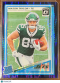 2025 Panini Donruss Optic Prizm Mason Taylor #274 Blue Velocity