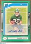 2024 Panini Donruss Football Isaiah Davis #386 Green Color Match