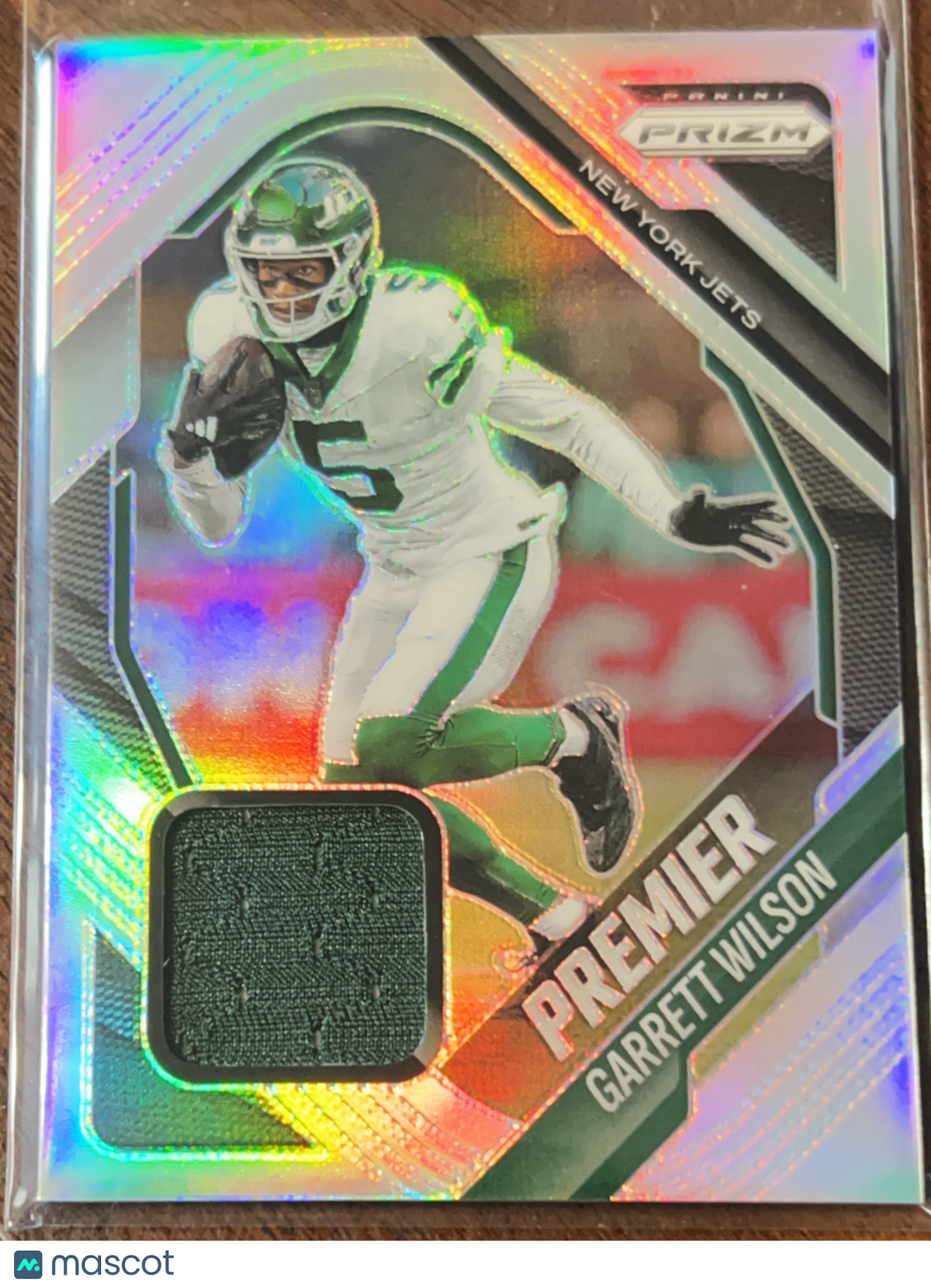 2025 Panini Prizm Football Garrett Wilson #PJY-GWN Silver Memorabilia