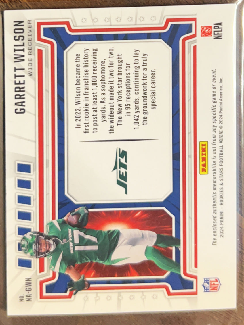 2024 Panini Rookies & Stars Garrett Wilson #NA-GWN Memorabilia