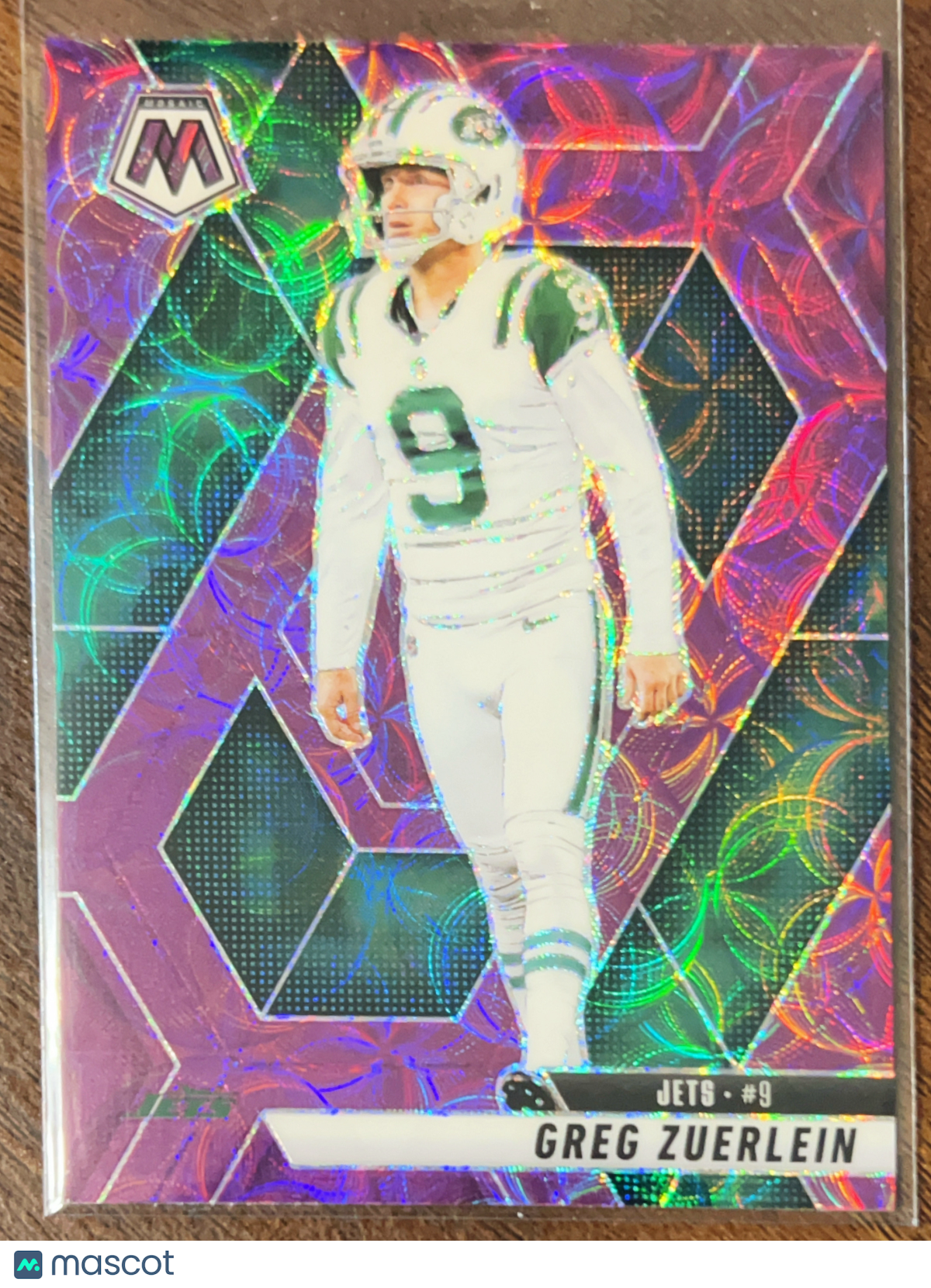 2025 Panini Mosaic Prizm Greg Zuerlein #191 Purple Scope