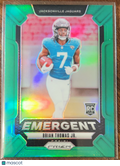 2024 Panini Prizm Emergent Brian Thomas Jr. #12 Green RC