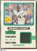 2023 Panini Contenders Football Travon Walker #RTS-TWA RC Rookie Ticket