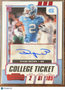 2021 Panini Contenders Draft Picks College Ticket Dyami Brown #190 RC