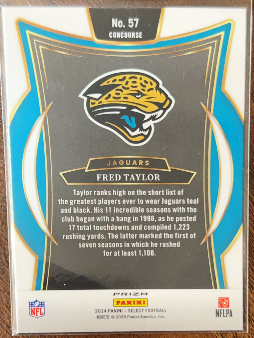 2025 Panini Select Prizm Fred Taylor #57 Concourse