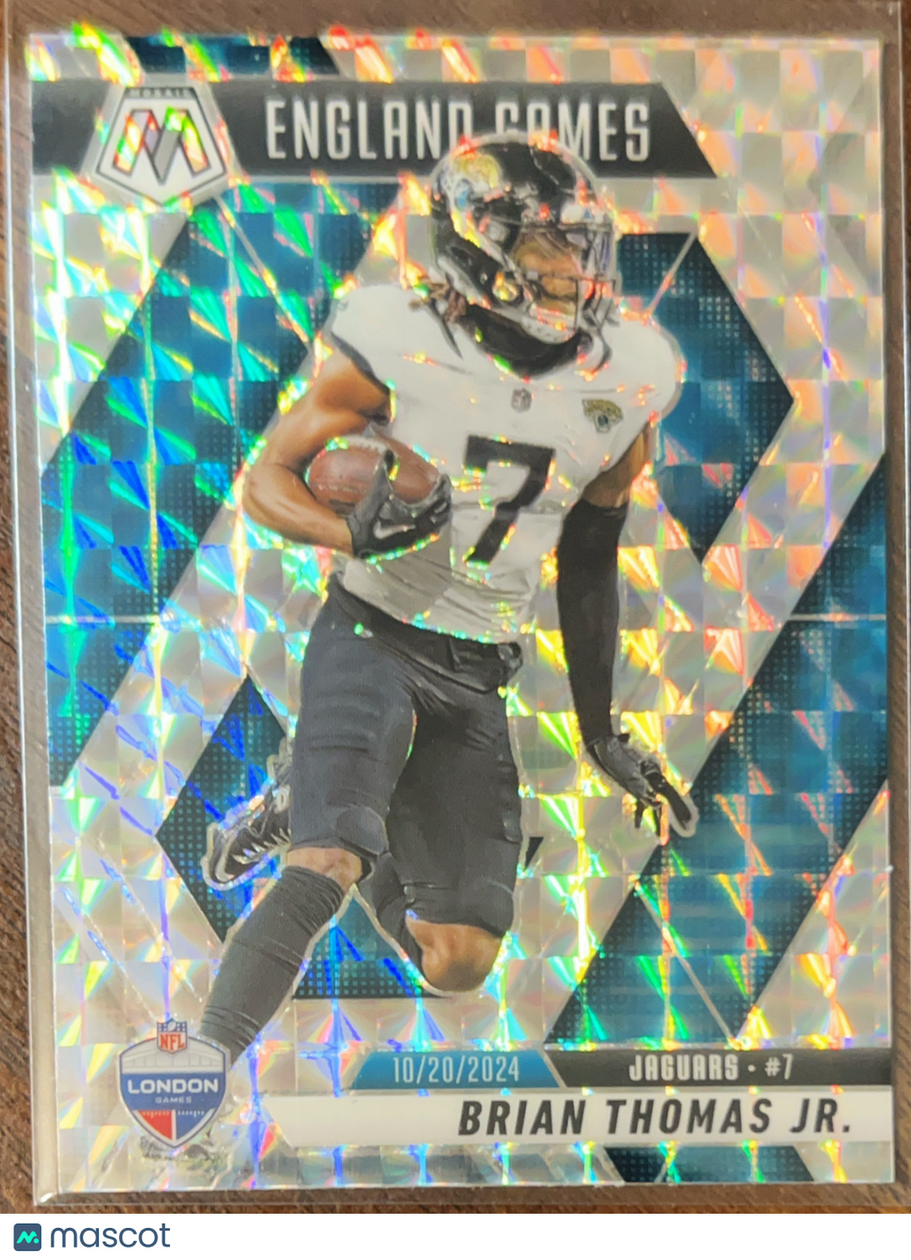 2025 Panini Mosaic Football Brian Thomas Jr. #256 Silver Prizm