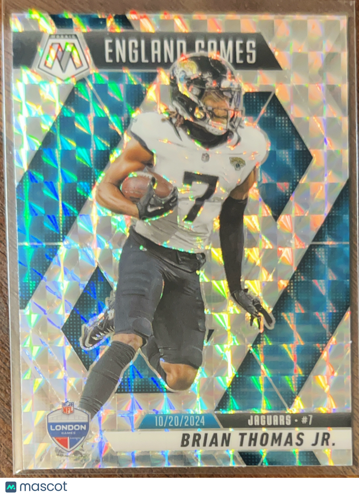 2025 Panini Mosaic Football Brian Thomas Jr. #256 Silver Prizm