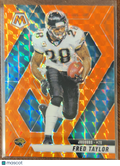 2025 Panini Mosaic Prizm Fred Taylor #157 Orange Fluorescent /199