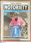 2025 Panini Mosaic Football Notoriety Travis Hunter #12 RC