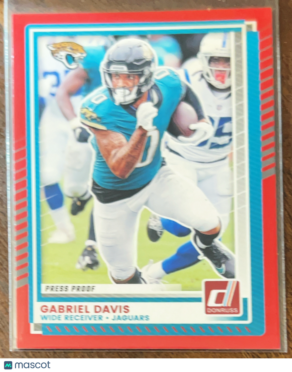 2025 Panini Donruss Gabriel Davis #235 Red Press Proof