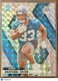 2025 Panini Mosaic Football Bhayshul Tuten #385 Silver Prizm RC