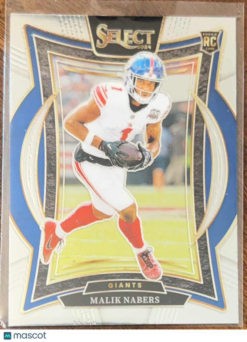 2025 Panini Select Football Concourse Malik Nabers #29 RC