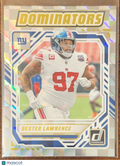 2025 Panini Donruss Dominators Dexter Lawrence #DOM-DLA White Checkerboard