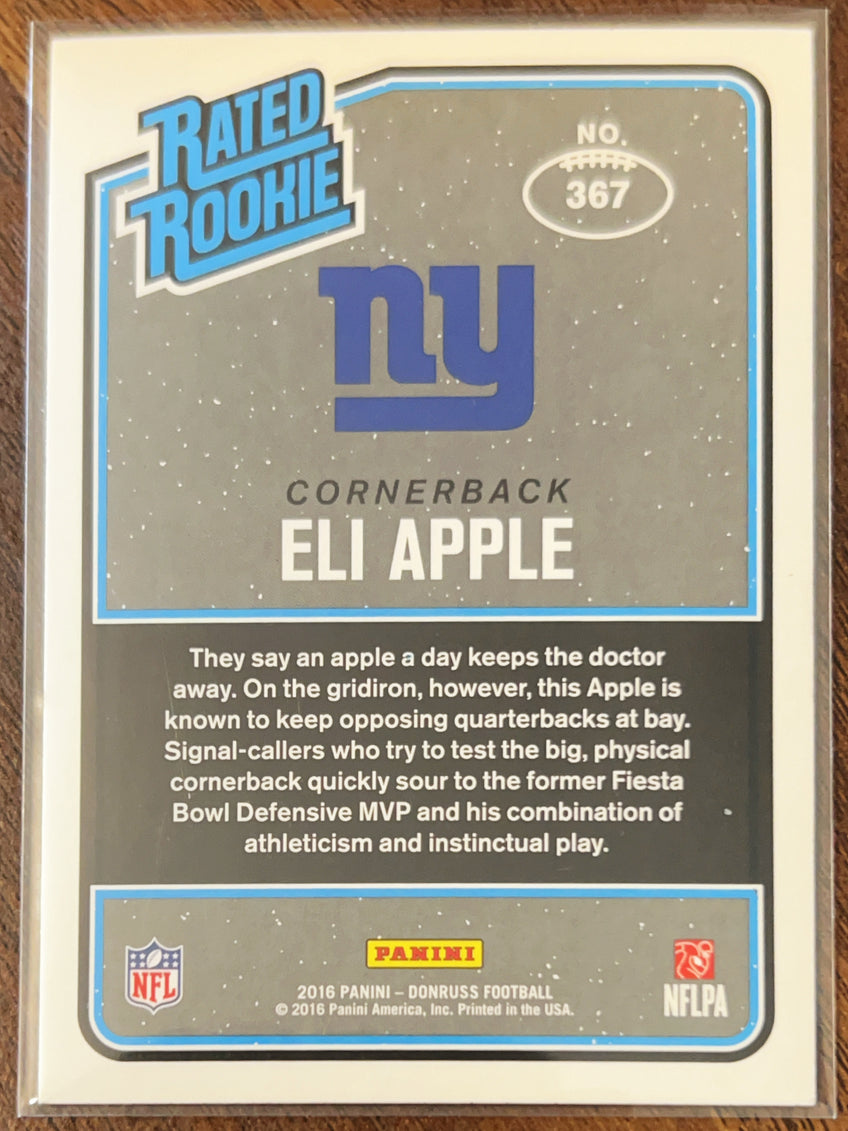 2016 Panini Donruss Eli Apple #367