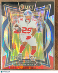 2025 Panini Select Concourse Tyrone Tracy Jr. #61 Red Blue Shock RC