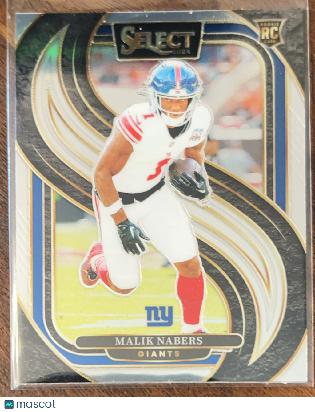 2025 Panini Select Football Malik Nabers #116 Premier Level RC