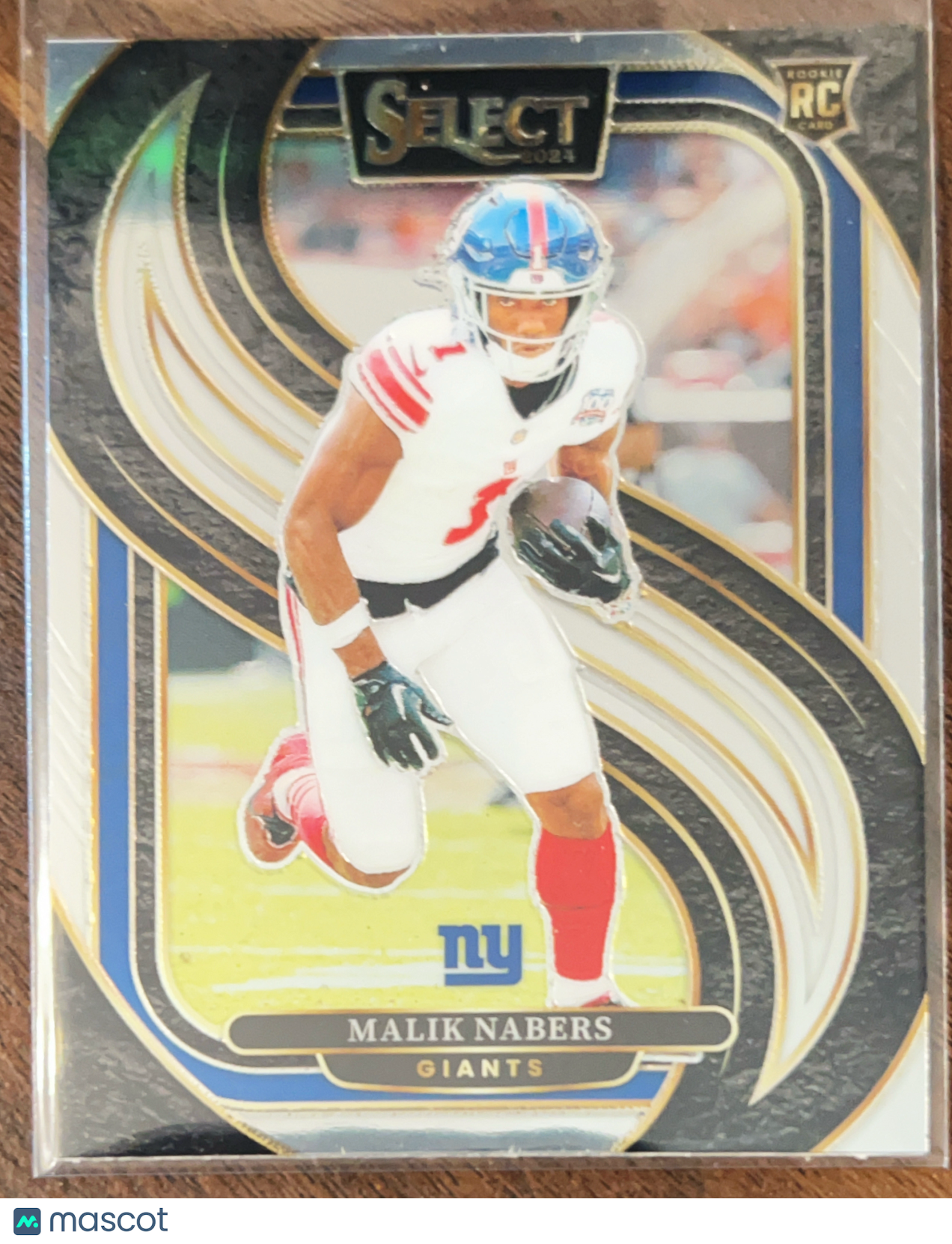 2025 Panini Select Football Malik Nabers #116 Premier Level RC