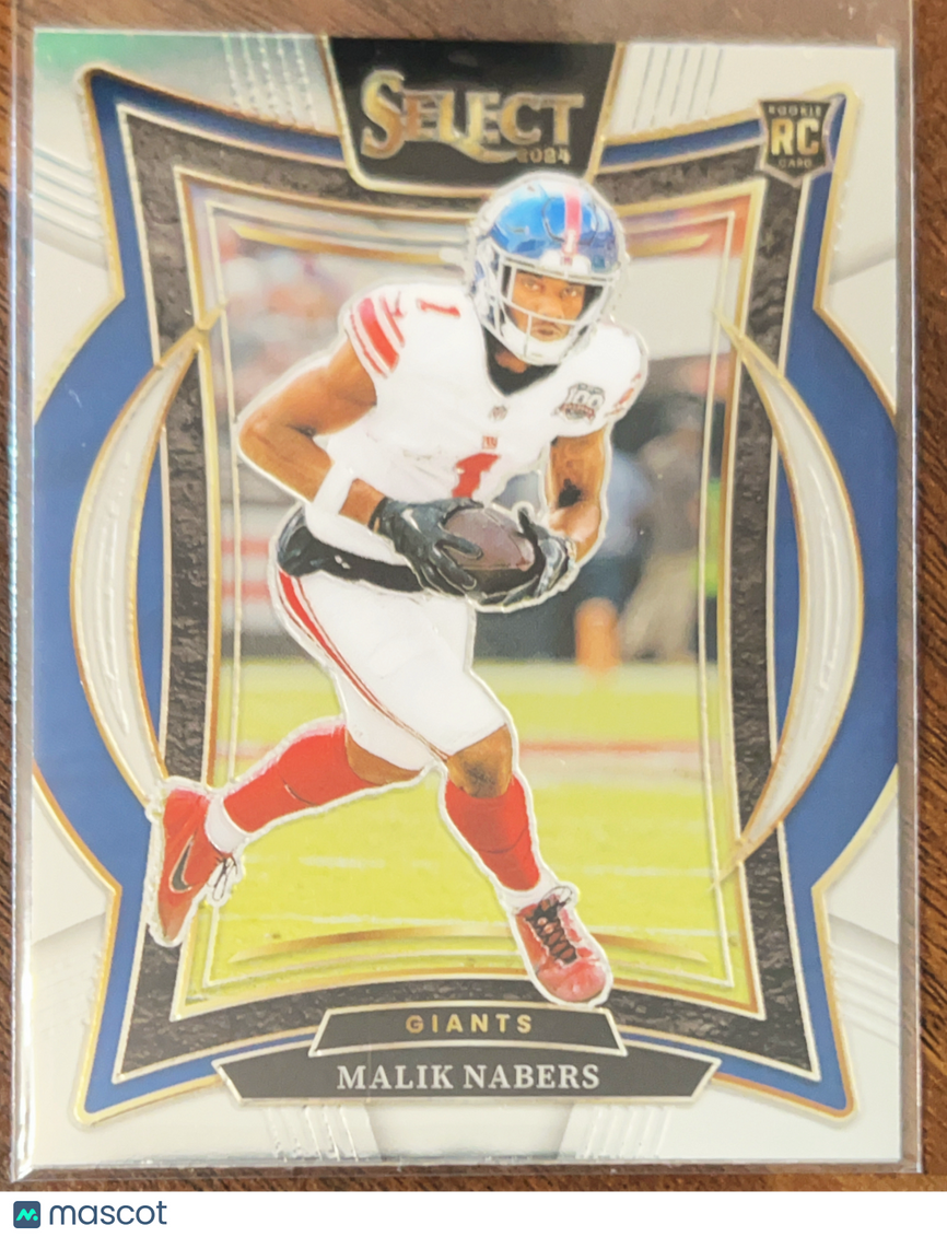 2025 Panini Select Malik Nabers #29 Concourse RC