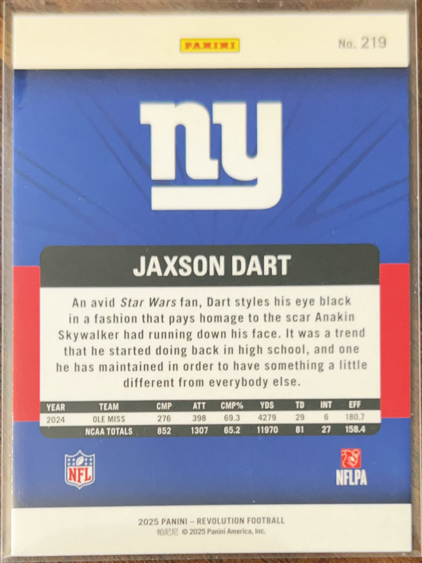 2025 Panini Revolution Jaxson Dart #219 RC