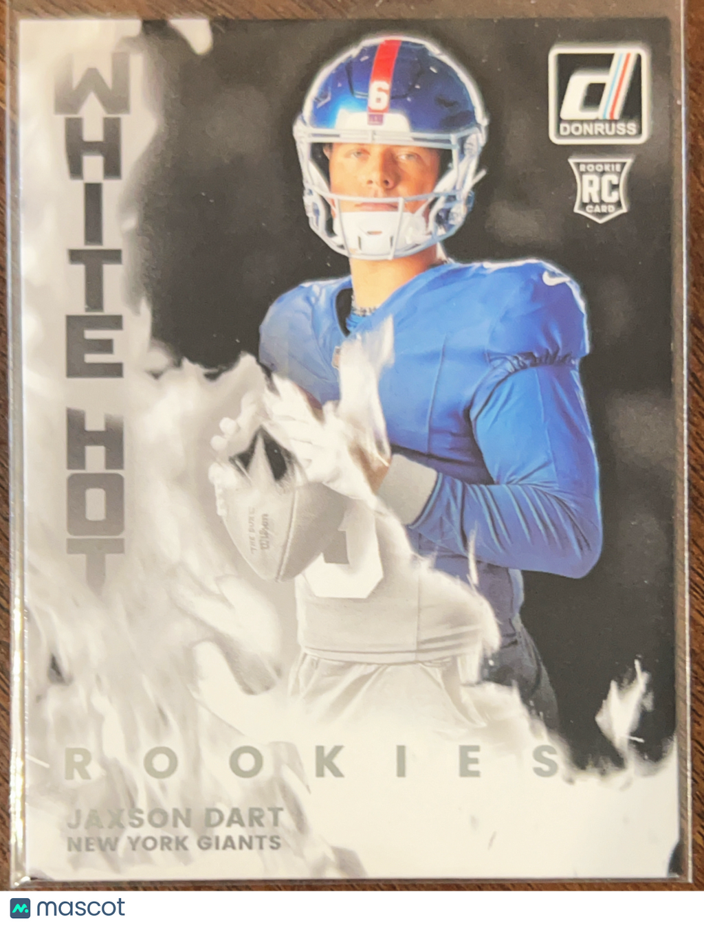 2025 Panini Donruss White Hot Rookies Jaxson Dart #WHR-JXD RC