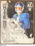 2025 Panini Donruss White Hot Rookies Jaxson Dart #WHR-JXD RC