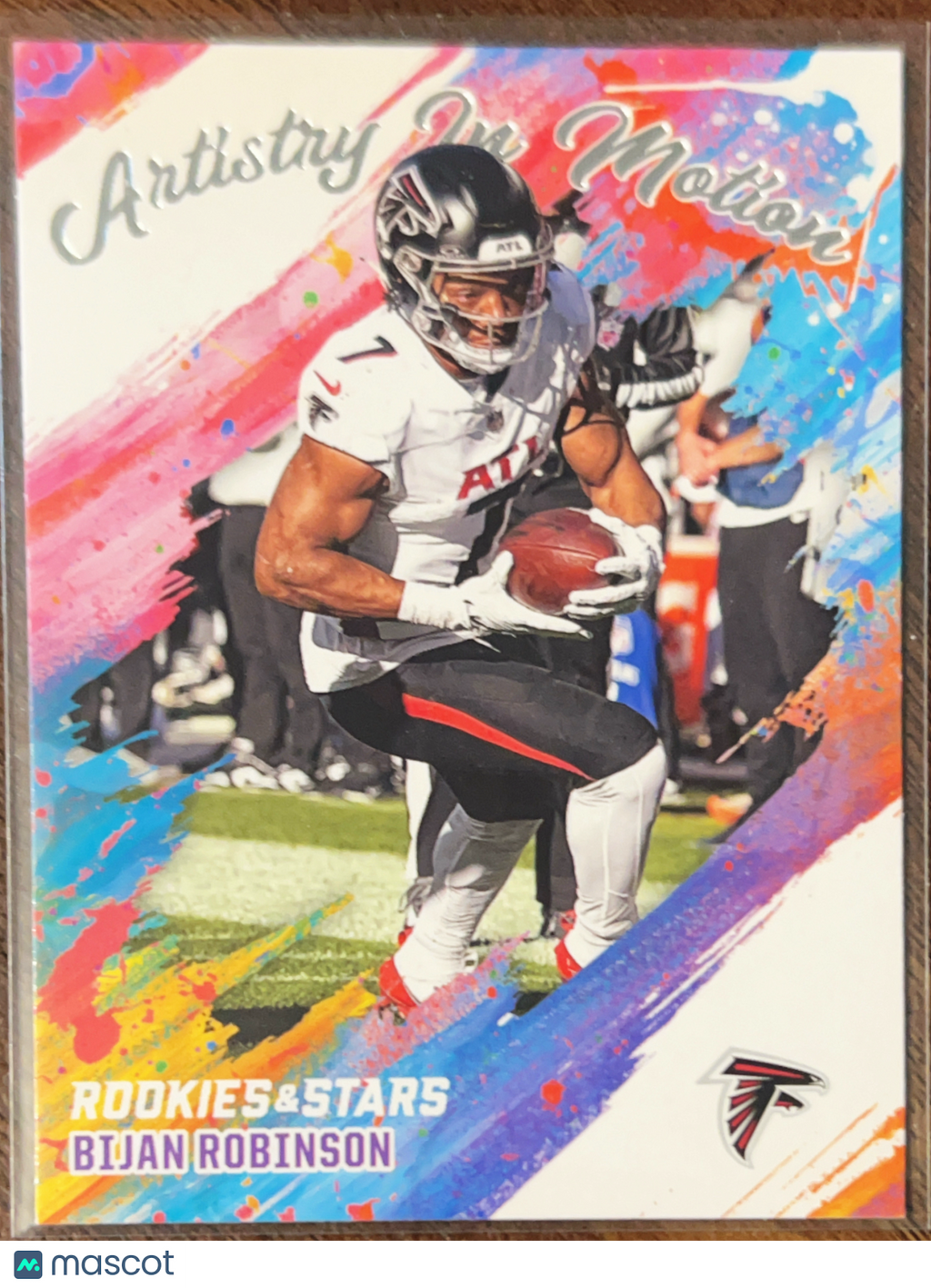 2025 Panini Rookies & Stars Artistry In Motion Bijan Robinson #1