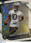 2025 Panini Prizm Dont'e Thornton Jr. #369 White Disco RC