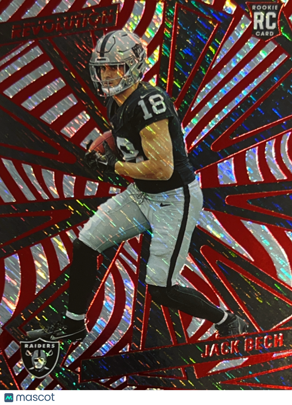 2025 Panini Revolution Football Jack Bech #213 Red Storm RC