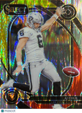 2025 Panini Select Football Prizm Club Level AJ Cole #203 Red & Yellow Shock
