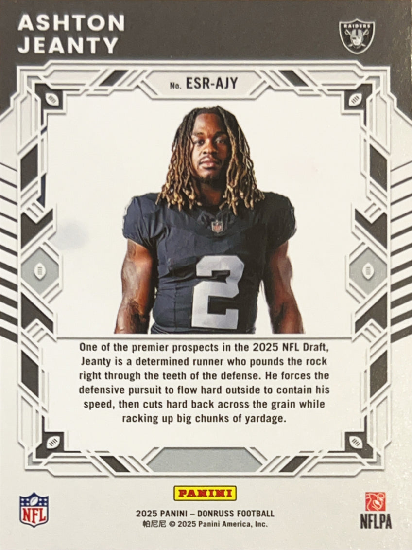 2025 Panini Donruss Elite Series Rookies Ashton Jeanty #ESR-AJY Holo