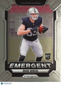 2024 Panini Prizm Emergent Brock Bowers #8 RC