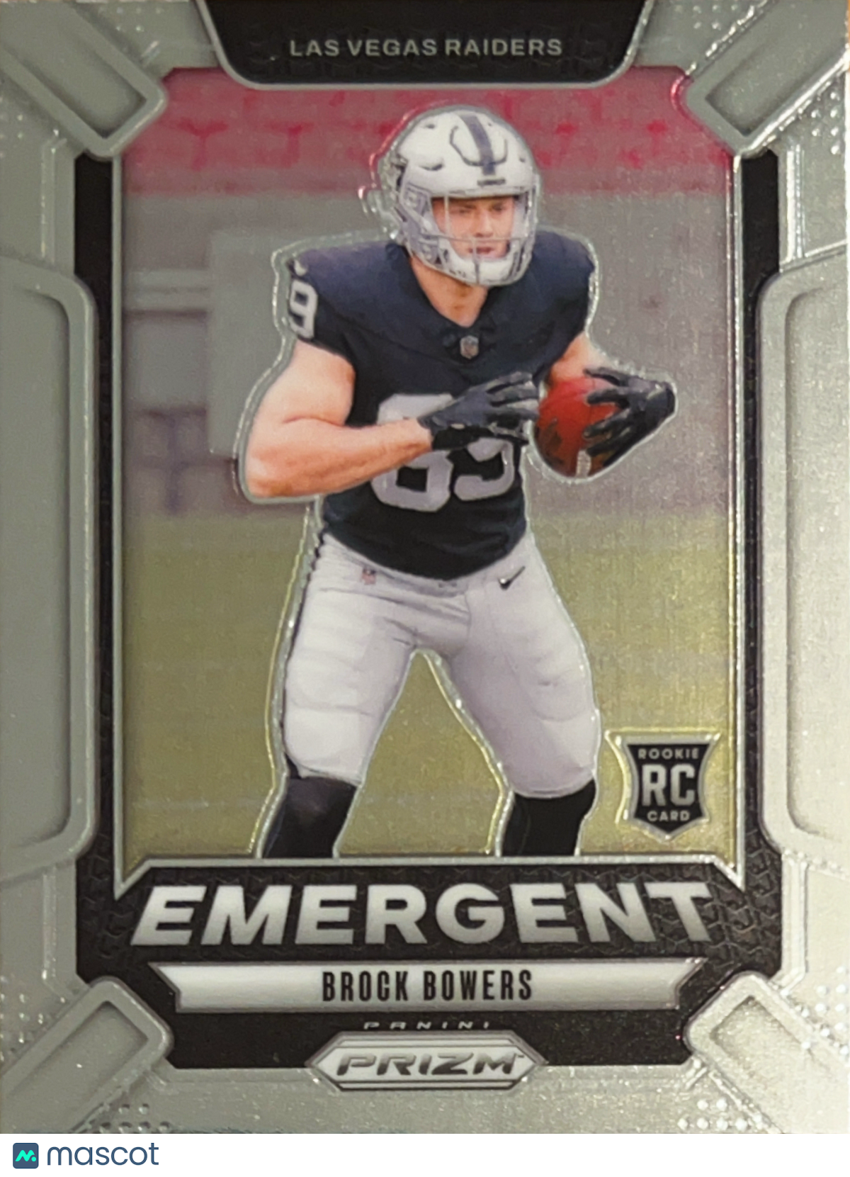 2024 Panini Prizm Emergent Brock Bowers #8 RC