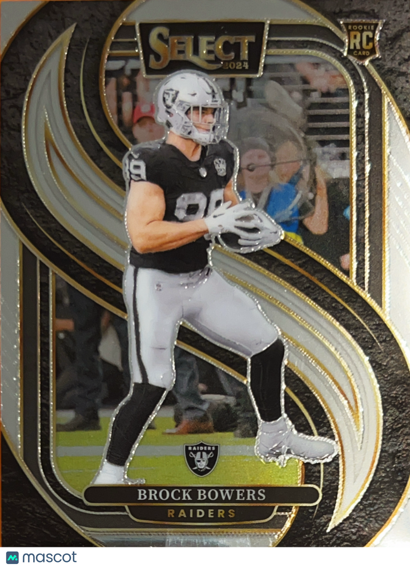 2025 Panini Select Brock Bowers #118 Premier Level RC