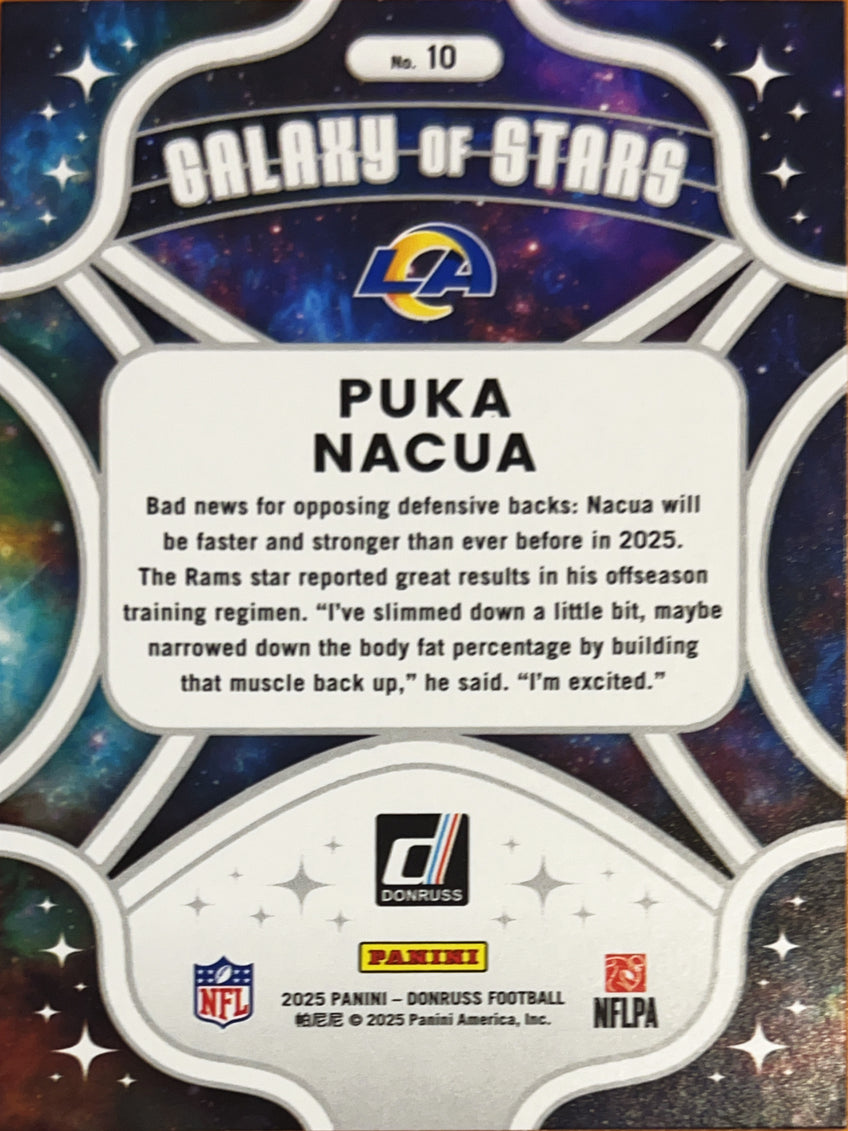 2025 Panini Donruss Galaxy of Stars Puka Nacua #10