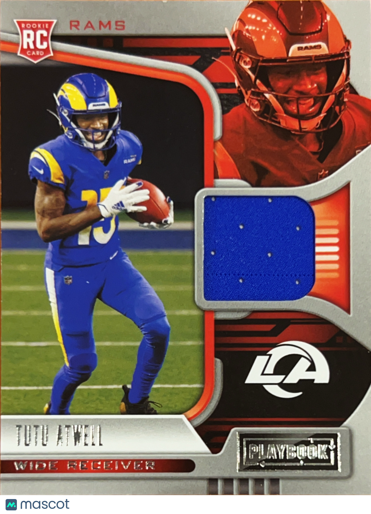 2021 Panini Playbook Tutu Atwell #RMA-TAT RC Memorabilia