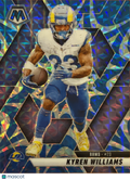 2025 Panini Mosaic Prizm Kyren Williams #136 Reactive Blue