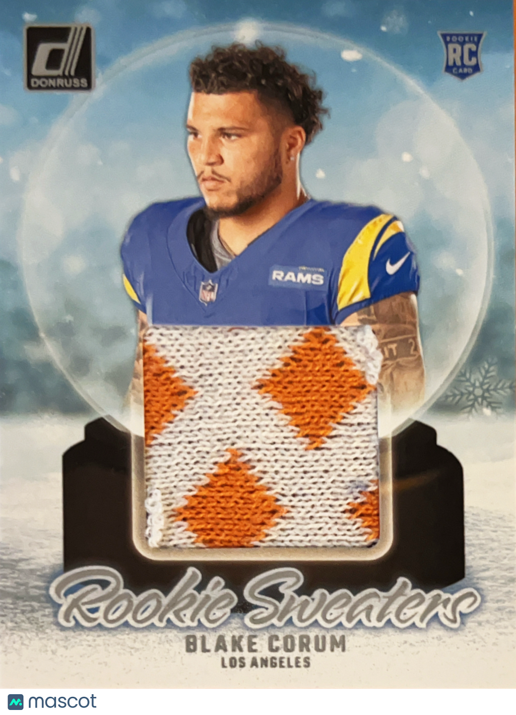2024 Donruss Rookie Sweaters Blake Corum #RHS-BCO RC