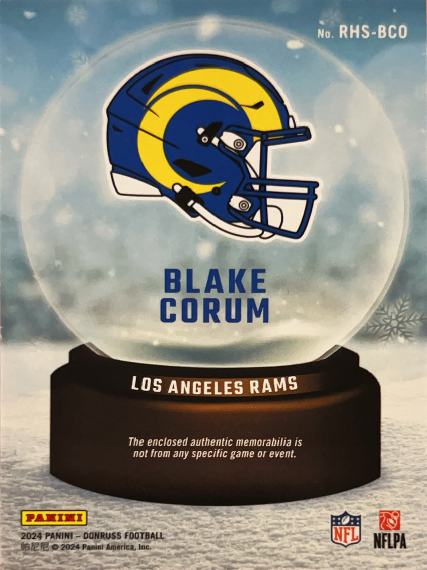 2024 Donruss Rookie Sweaters Blake Corum #RHS-BCO RC