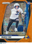 2024 Panini Prizm Football Braden Fiske #310 Orange Lazer RC