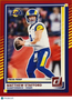 2025 Panini Donruss Matthew Stafford #296 Press Proof Red