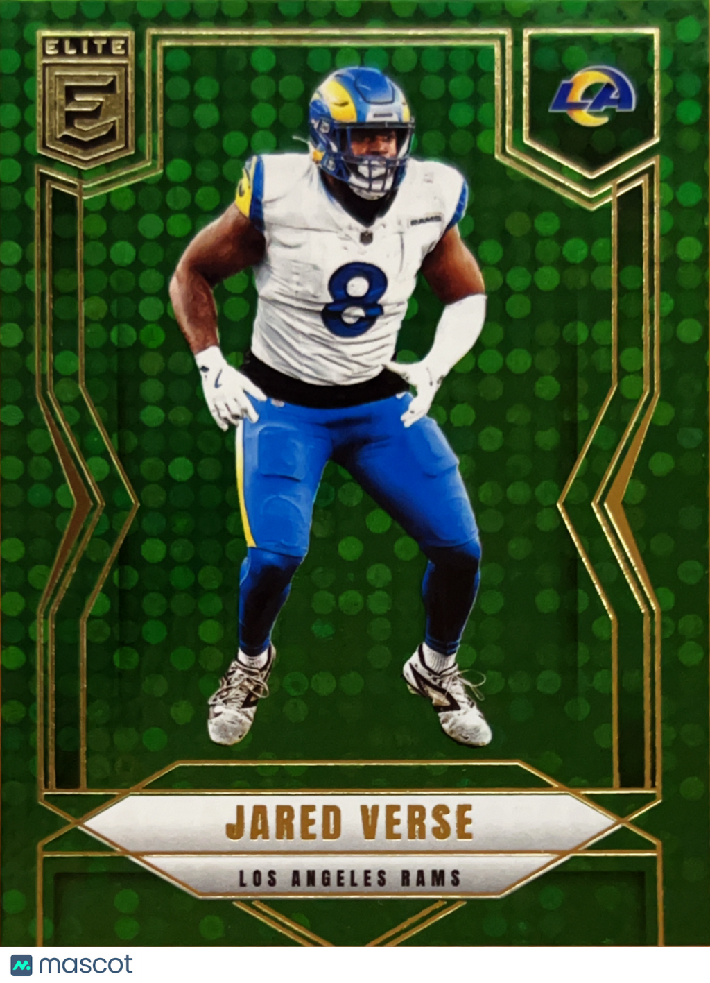 2025 Panini Donruss Elite Jared Verse #23 Green Disco