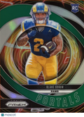 2024 Panini Prizm Portals Blake Corum #8 Green RC