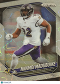2025 Panini Prizm Nnamdi Madubuike #22 White Lazer