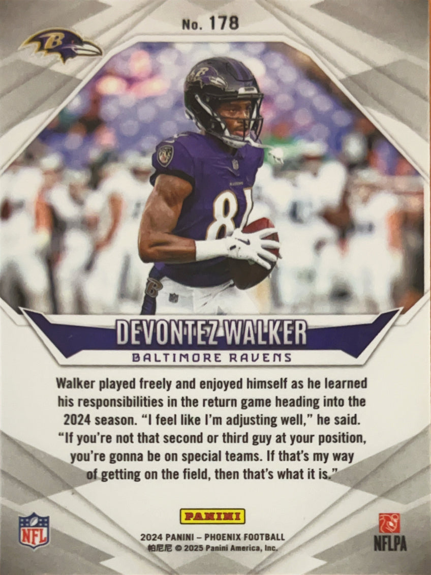 2025 Panini Phoenix Devontez Walker #178 RC