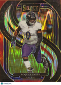 2025 Panini Select Football Premier Level Roquan Smith #191 Red Shock